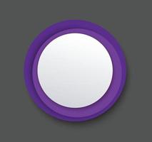 purple circles background template vector