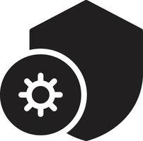 vaccine shield vector illustration on a background.Premium quality symbols.vector icons for concept and graphic design.