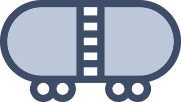 Ilustración de vector de contenedor ferroviario sobre un fondo. Símbolos de calidad premium. Iconos vectoriales para concepto y diseño gráfico.