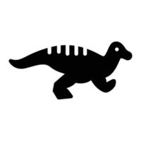 Ilustración de vector de dinosaurio en un fondo. Símbolos de calidad premium. Iconos vectoriales para concepto y diseño gráfico.