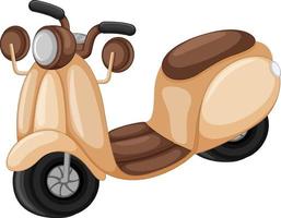 Isolated scooter in cartoon design vector