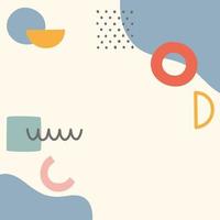 Trendy abstract colorful geometric background vector illustration