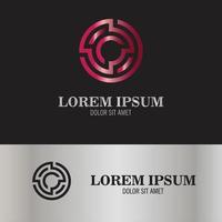 circle labirin logo.eps vector