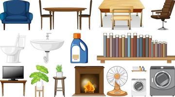 muebles y otros electrodomésticos vector