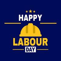 Happy International Labor Day for banner or poster, May 1 vector