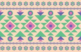 Fabric seamless pattern geometric tribal ethnic traditional background,native American Design Elements, Design for carpet,wallpaper,clothing,wrapping,rug,interior,Vector illustration embroidery. vector
