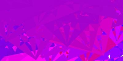 Dark Purple, Pink vector background with polygonal forms.