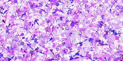 Light Purple vector texture with random triangles.