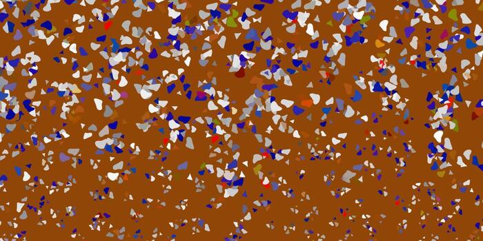 Light yellow vector pattern with abstract shapes.