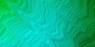 Light Green vector texture with curves.