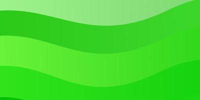 Light Green vector backdrop with bent lines.