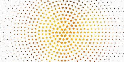 Light Green, Yellow vector pattern with abstract stars.