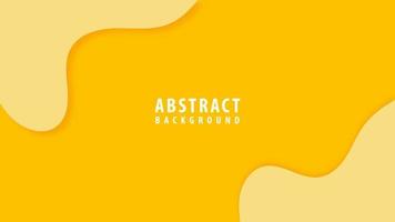 Yellow Abstract Liquid Shape Background vector