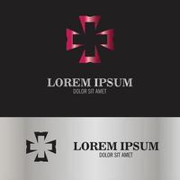 cross abstract logo.eps vector