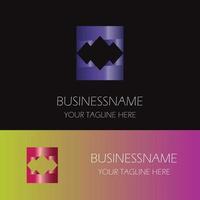 creative square logo design.eps vector