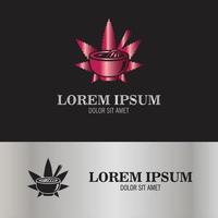 herbal cannabis logo.eps vector