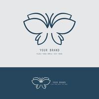 outline butterfly logo.eps vector