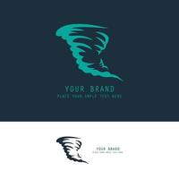 tornado logo design.eps vector