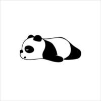 Print panda illustration design for your mascot, t-shirt and identity vector