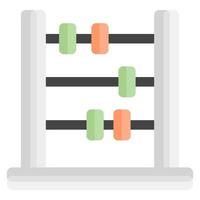 abacus vector flat icon, school and education icon