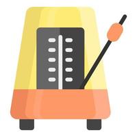 Metronome vector flat icon, school and education icon