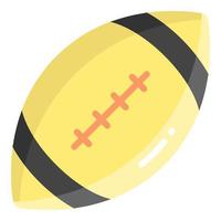 rugby vector flat icon, school and education icon