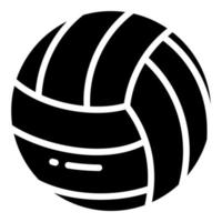 icono de vector de voleibol, icono de la escuela y la educación