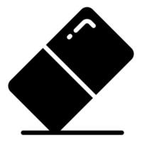 eraser vector icon, school and education icon