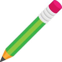 Pencil flat vector icon, illustration