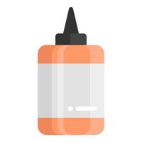 glue vector flat icon, school and education icon