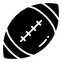 rugby vector glyph icon, school and education icon