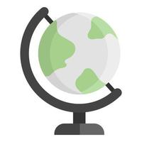 geography vector flat icon, school and education icon