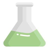test tube vector flat icon, school and education icon
