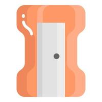 sharpener vector flat icon, school and education icon