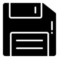 floppy vector glyph icon, school and education icon