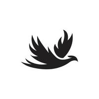 Phoenix bird. Vector logo icon template