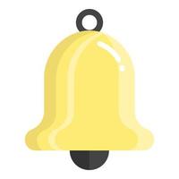 bell vector flat icon, school and education icon