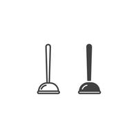 Plunger. Vector icon template