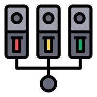 server hosting database data center external storage vector