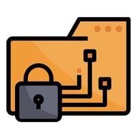 folder security protect vector