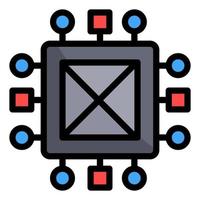 cryptocurrency distribution square chip node vector