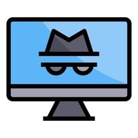 incognito mode safety private anonymous browser vector