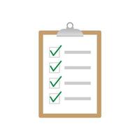clipboard with checklist icon. to do list symbol. vector illustration