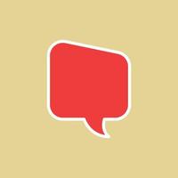 colorful speech bubble vector