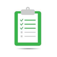 clipboard with checklist icon. to do list symbol. vector illustration