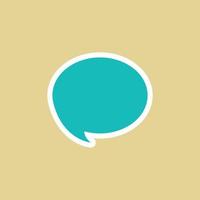 colorful speech bubble vector