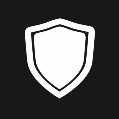 shield icon vector, protection badge icon