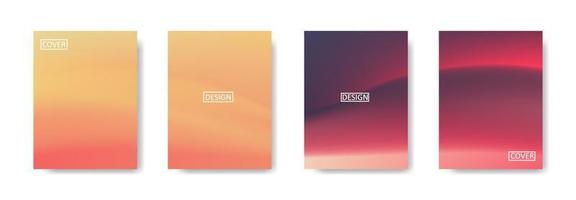 Set of abstract background with beautiful gradation color, colorful background for poster flyer banner backdrop.vertical banner.cool fluid background vector illustration