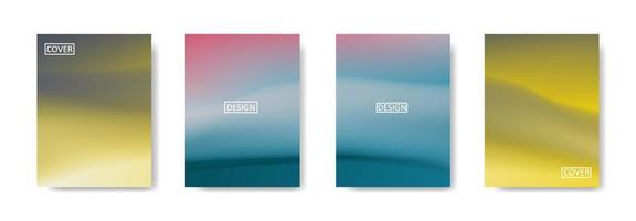 Set of abstract background with beautiful gradation color, colorful background for poster flyer banner backdrop.vertical banner.cool fluid background vector illustration