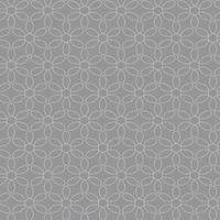 Modern vector seamless illustration. Floral pattern on a gray background. Ornamental pattern for flyers, typography, wallpapers, backgrounds